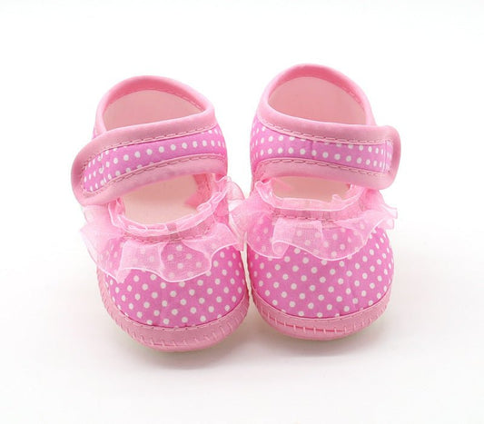 Baby Soft-Soled Shoes Baby Shoes Spring And Autumn Models Baby Toddler Shoes $7.30 Dana Fashion Color: Pink Shoe size: 11 Baby & Mother Product Information: Product category: Toddler shoes Upper material: cotton style: Casual Process: car stitching Functi