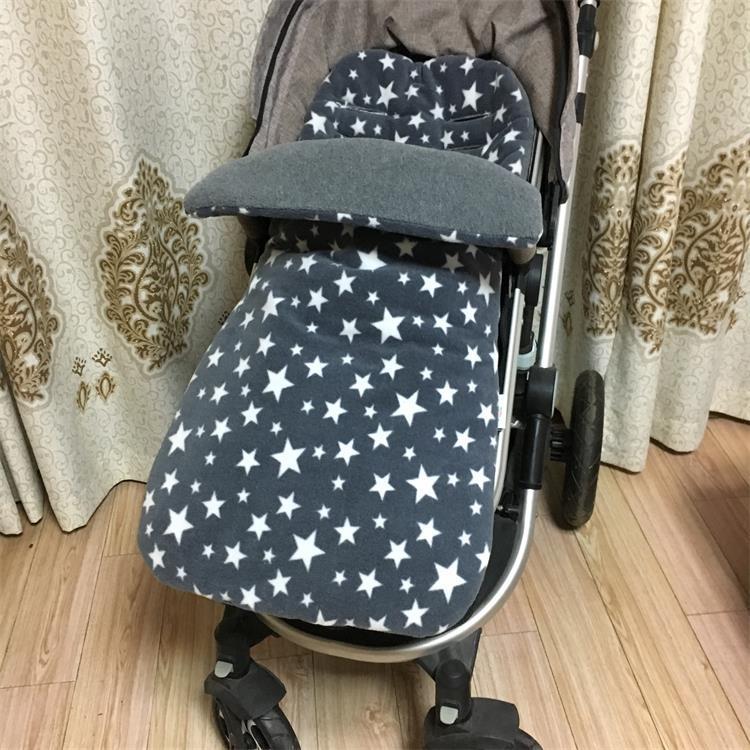 Baby Stroller Sleeping Bag Winter Body Keep Warm $31.10 Dana Fashion Color: Grey Baby Clothing Style: envelope type Fabric: Blended Lining: lamb cashmere Filling: Cotton wool Thick： thick pattern: plain Color: black, beige, pink, light gray, ink blue, whi