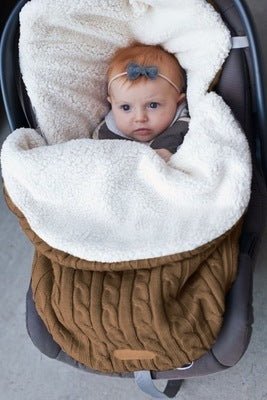 Baby Stroller Sleeping Bag Winter Body Keep Warm $27.77 Dana Fashion Color: Coffee Baby Clothing Style: envelope type Fabric: Blended Lining: lamb cashmere Filling: Cotton wool Thick： thick pattern: plain Color: black, beige, pink, light gray, ink blue, w