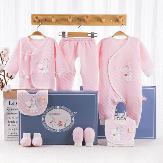 Baby Suit Full Moon Baby Underwear Newborn Clothes $38.50 Dana Fashion Color: Four Seasons Diamond Grey Child size: 59cm Baby Clothing Product information: Fabric name: combed cotton Style: Korean Applicable gender: neutral/male and female Gift box conten