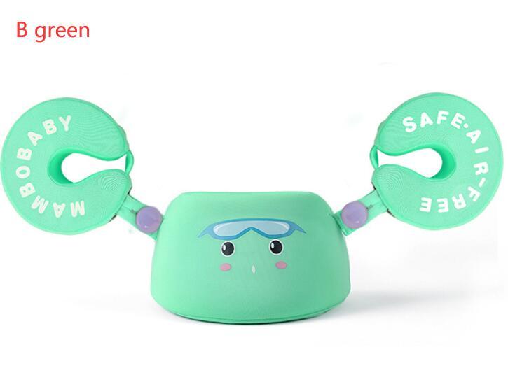 Baby Swimming Ring floating Floats $71.29 Dana Fashion Color: Green style: B Baby & Mother Product information: Applicable people: Children Cloth cover: 3D space layer fabric + liner: PEARL FOAM pattern:Print Applicable scene: Swimming and wading Material
