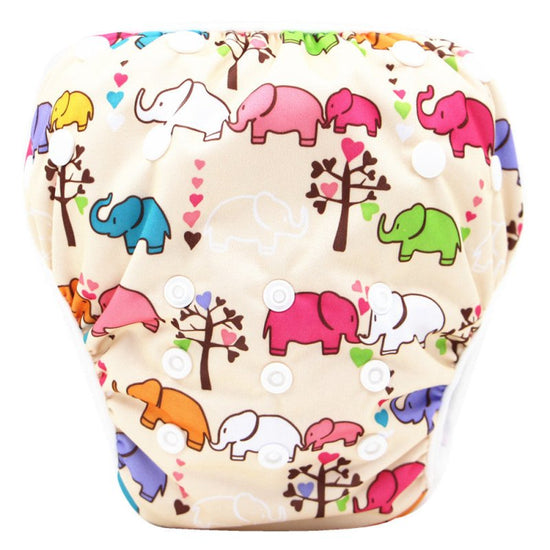 Baby Swimming Trunks Convenient And Hygienic Baby Leak-Proof Swimming Suit $14.94 Dana Fashion style: Elephant group Baby & Mother Product information Material: Polyester Whether to import: No Brand: Asenappy Applicable age: 0-6 months, 6-12 months Applic