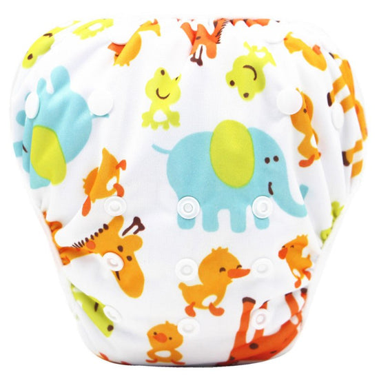 Baby Swimming Trunks Convenient And Hygienic Baby Leak-Proof Swimming Suit $14.94 Dana Fashion style: Elephant Baby & Mother Product information Material: Polyester Whether to import: No Brand: Asenappy Applicable age: 0-6 months, 6-12 months Applicable p