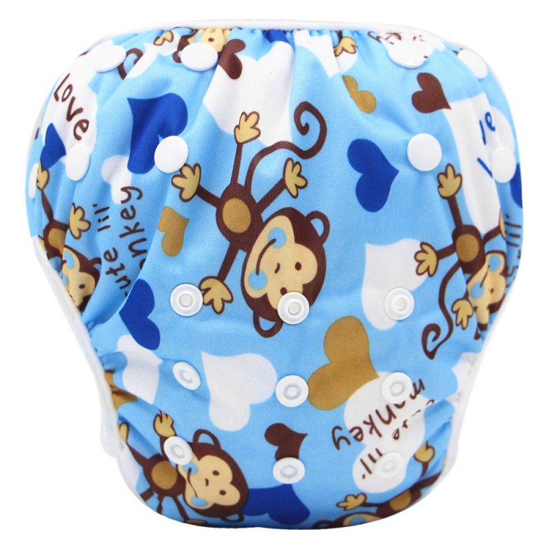 Baby Swimming Trunks Convenient And Hygienic Baby Leak-Proof Swimming Suit $14.94 Dana Fashion style: Monkey Baby & Mother Product information Material: Polyester Whether to import: No Brand: Asenappy Applicable age: 0-6 months, 6-12 months Applicable peo