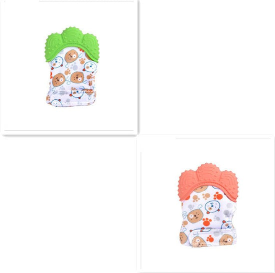 Baby teether baby anti-bite silicone molar gloves children's sound toys $16.56 Dana Fashion Color: SetC quantity: Q1pcs Toys & Hobbies Product information : Material: Silicone Applicable age: more than 3 months Color: Smiley Gloves Yellow, Smiley Gloves B