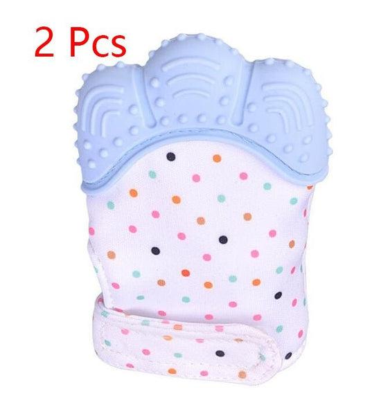 Baby teether baby anti-bite silicone molar gloves children's sound toys $17.18 Dana Fashion Color: Blue quantity: 1pair Toys & Hobbies Product information : Material: Silicone Applicable age: more than 3 months Color: Smiley Gloves Yellow, Smiley Gloves B