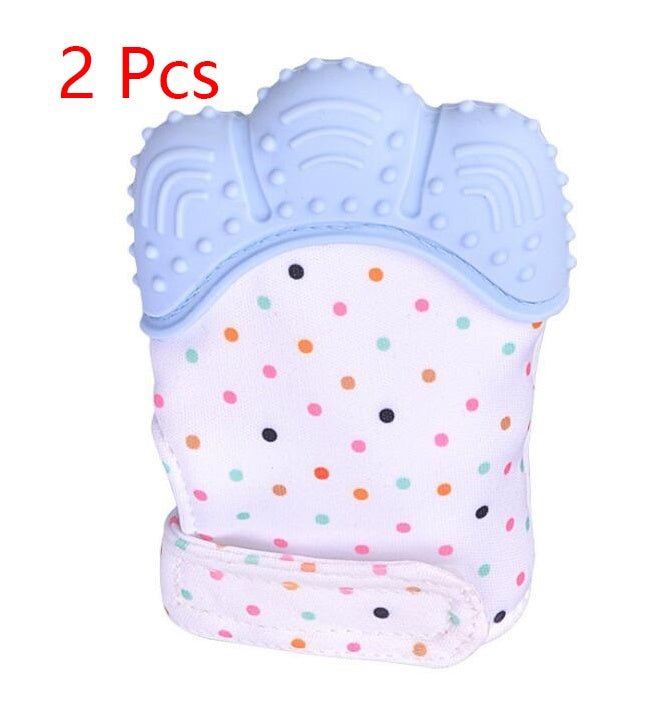 Baby teether baby anti-bite silicone molar gloves children's sound toys $17.18 Dana Fashion Color: Blue quantity: 1pair Toys & Hobbies Product information : Material: Silicone Applicable age: more than 3 months Color: Smiley Gloves Yellow, Smiley Gloves B