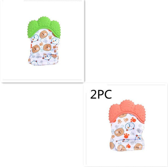 Baby teether baby anti-bite silicone molar gloves children's sound toys $21.86 Dana Fashion Color: SetL quantity: Q1pcs Toys & Hobbies Product information : Material: Silicone Applicable age: more than 3 months Color: Smiley Gloves Yellow, Smiley Gloves B