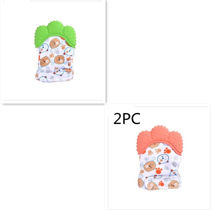 Baby teether baby anti-bite silicone molar gloves children's sound toys $21.86 Dana Fashion Color: SetL quantity: Q1pcs Toys & Hobbies Product information : Material: Silicone Applicable age: more than 3 months Color: Smiley Gloves Yellow, Smiley Gloves B