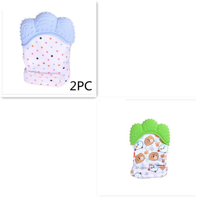 Baby teether baby anti-bite silicone molar gloves children's sound toys $21.86 Dana Fashion Color: SetM quantity: Q1pcs Toys & Hobbies Product information : Material: Silicone Applicable age: more than 3 months Color: Smiley Gloves Yellow, Smiley Gloves B