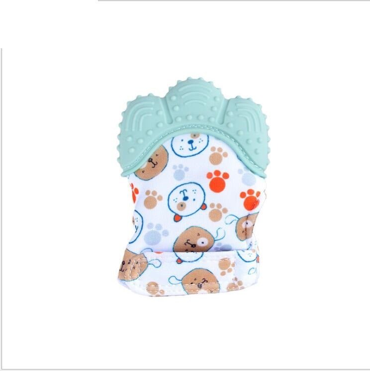 Baby teether baby anti-bite silicone molar gloves children's sound toys $10.53 Dana Fashion Color: Light green 2 style quantity: Q1pcs Toys & Hobbies Product information : Material: Silicone Applicable age: more than 3 months Color: Smiley Gloves Yellow,