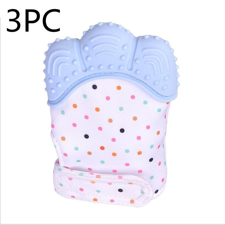 Baby teether baby anti-bite silicone molar gloves children's sound toys $21.86 Dana Fashion Color: SetD quantity: Q1pcs Toys & Hobbies Product information : Material: Silicone Applicable age: more than 3 months Color: Smiley Gloves Yellow, Smiley Gloves B