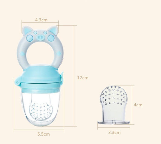 Baby teether $17.84 Dana Fashion Color: Blue style: 1 mouthpiece Baby & Mother Material: Silicone