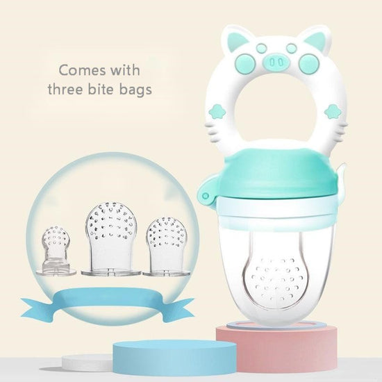 Baby teether $16.37 Dana Fashion Color: Blue style: 3 mouthpiece Baby & Mother Material: Silicone