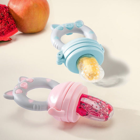 Baby teether $17.84 Dana Fashion Color: Blue style: 1 mouthpiece Baby & Mother Material: Silicone