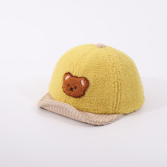 Baby Thickened Baby Girl Hat Boy Cute Super Cute $17.89 Dana Fashion style: 3 Style Baby Clothing Product Details: Material: cotton Product Category: Peaked Cap Applicable gender: unisex / both men and women Color: black patch bear cap, khaki patch bear c