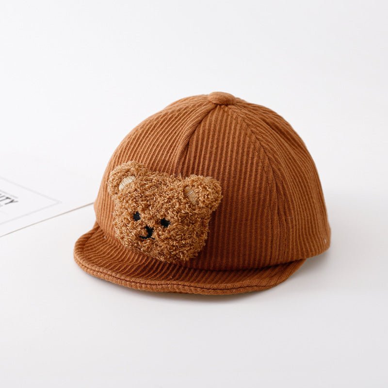 Baby Thickened Baby Girl Hat Boy Cute Super Cute $14.32 Dana Fashion style: 8 Style Baby Clothing Product Details: Material: cotton Product Category: Peaked Cap Applicable gender: unisex / both men and women Color: black patch bear cap, khaki patch bear c