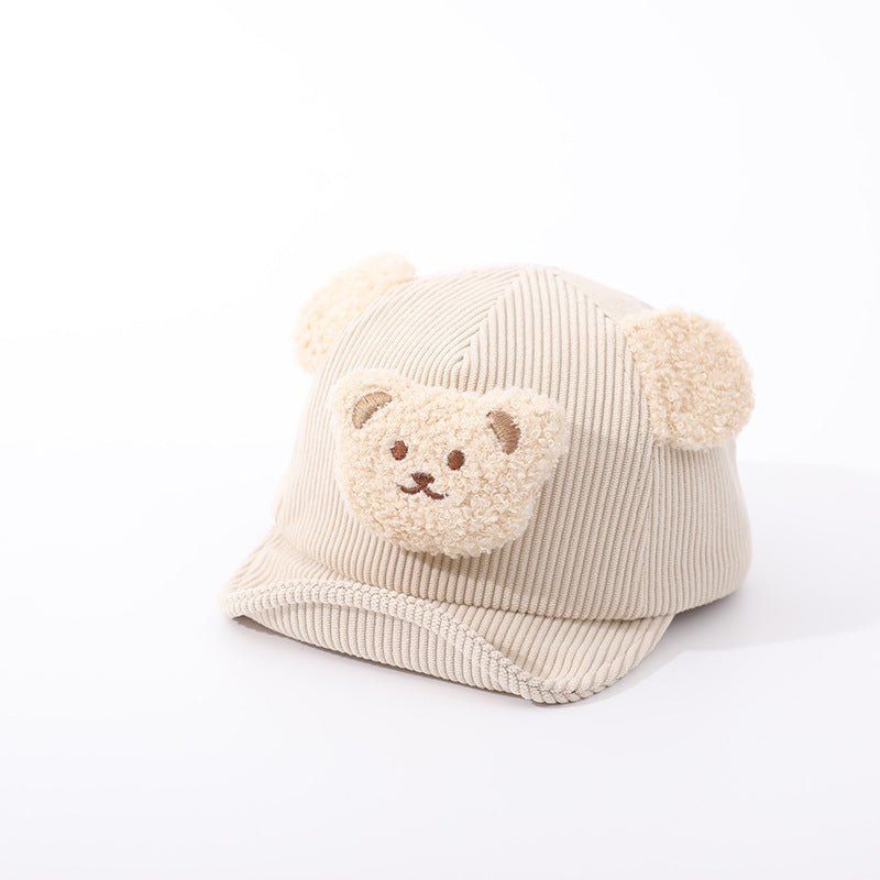 Baby Thickened Baby Girl Hat Boy Cute Super Cute $17.89 Dana Fashion style: 1 Style Baby Clothing Product Details: Material: cotton Product Category: Peaked Cap Applicable gender: unisex / both men and women Color: black patch bear cap, khaki patch bear c