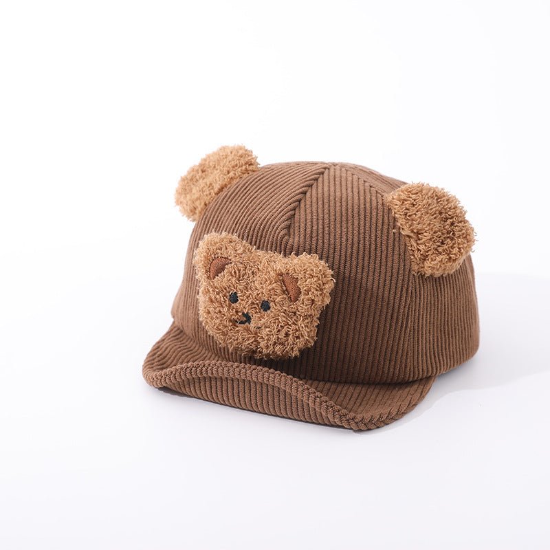 Baby Thickened Baby Girl Hat Boy Cute Super Cute $16.10 Dana Fashion style: 11 Style Baby Clothing Product Details: Material: cotton Product Category: Peaked Cap Applicable gender: unisex / both men and women Color: black patch bear cap, khaki patch bear