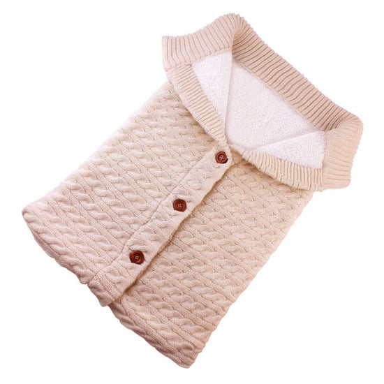 Baby Thickened Plus Velvet Warm Sleeping Bag $116.01 Dana Fashion Color: Beige Baby & Mother Product information： Product Category : Wraps Fabric: Paris yarn pattern: Plain Color: White, beige, gray, black Size: 60*45CM (manual measurement has a certain e