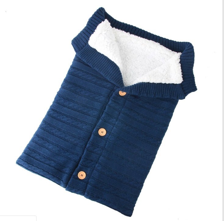 Baby Thickened Plus Velvet Warm Sleeping Bag $111.64 Dana Fashion Color: Blue Baby & Mother Product information： Product Category : Wraps Fabric: Paris yarn pattern: Plain Color: White, beige, gray, black Size: 60*45CM (manual measurement has a certain er