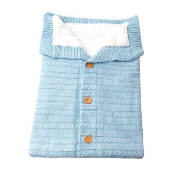 Baby Thickened Plus Velvet Warm Sleeping Bag $110.92 Dana Fashion Color: Light Blue Baby & Mother Product information： Product Category : Wraps Fabric: Paris yarn pattern: Plain Color: White, beige, gray, black Size: 60*45CM (manual measurement has a cert