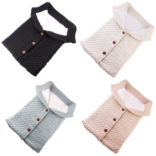 Baby Thickened Plus Velvet Warm Sleeping Bag $116.01 Dana Fashion Color: Beige Baby & Mother Product information： Product Category : Wraps Fabric: Paris yarn pattern: Plain Color: White, beige, gray, black Size: 60*45CM (manual measurement has a certain e