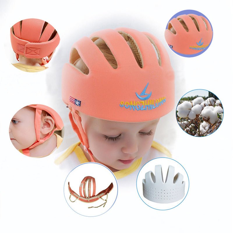 Baby Toddler Protective $56.28 Dana Fashion Color: Orange Baby Clothing Overview: Main function: When the baby's head is hit, it can play the role of shock absorption and buffer to avoid or reduce the damage to the head. Main features: double shockproof,