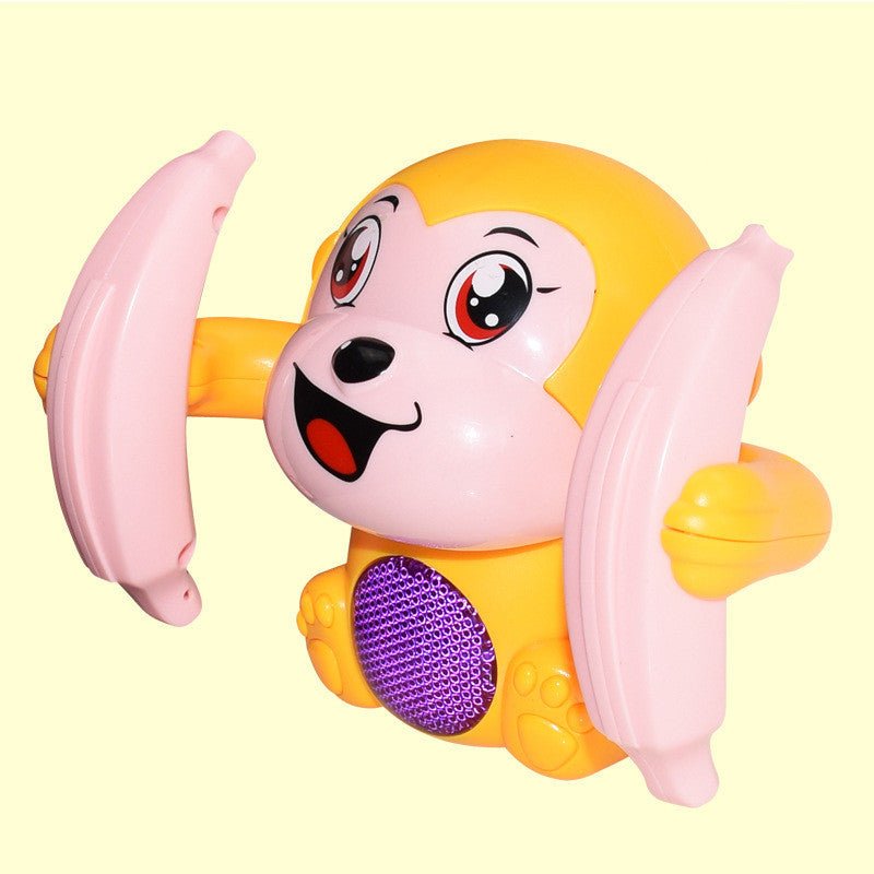 Baby Toys Electric Tumbling Monkey Light Music Puzzle Sound Tipping Monkey Kids Toys Early Educational Toys For Children Gifts $16.66 Dana Fashion Color: Yellow Toys & Hobbies Product Name: Electric sound and light flipping monkey Product size: 13x8x9cm S