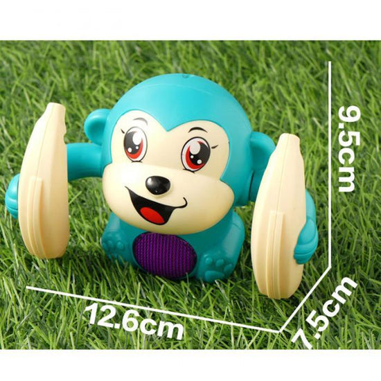 Baby Toys Electric Tumbling Monkey Light Music Puzzle Sound Tipping Monkey Kids Toys Early Educational Toys For Children Gifts $16.66 Dana Fashion Color: Blue Toys & Hobbies Product Name: Electric sound and light flipping monkey Product size: 13x8x9cm Sui