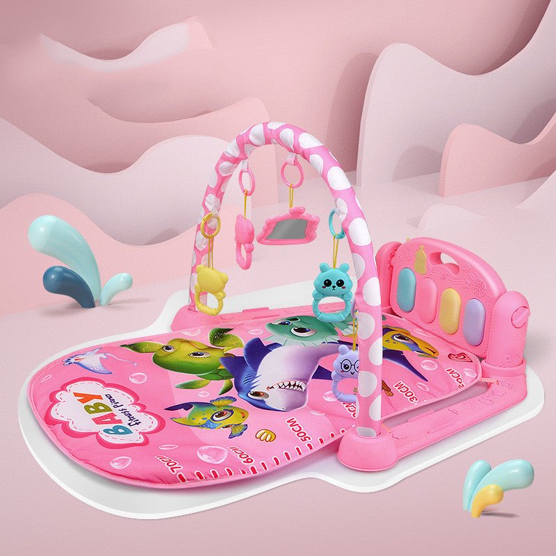 Baby Toys Fitness Frame Pedal Piano $54.25 Dana Fashion Color: Sea animal pink Toys & Hobbies Product information: Toy material: plastic Ability training: vision, hands-on brain, grasping, sensory, hand-eye coordination, other ability training, hearing 3C