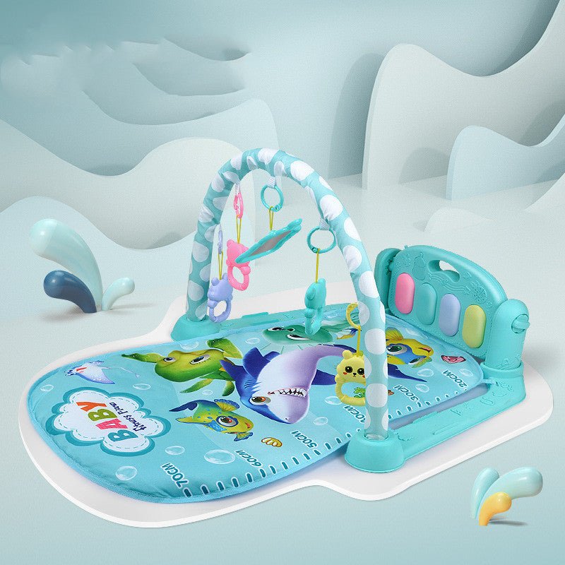 Baby Toys Fitness Frame Pedal Piano $54.25 Dana Fashion Color: Marine animal blue Toys & Hobbies Product information: Toy material: plastic Ability training: vision, hands-on brain, grasping, sensory, hand-eye coordination, other ability training, hearing