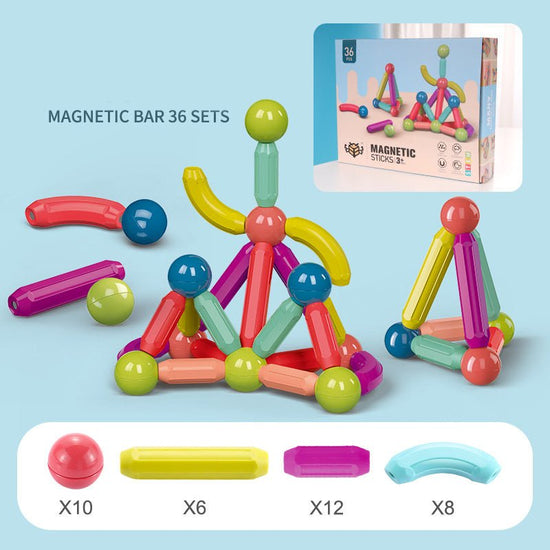 Baby Toys Magnetic Stick Building Blocks Game Magnets Children Set Kids Magnets For Children Magnetic Toy Bricks $44.98 Dana Fashion Color: 36pcs Toys & Hobbies Overview: 100% new design and high quality Children build magnetic building blocks, come into