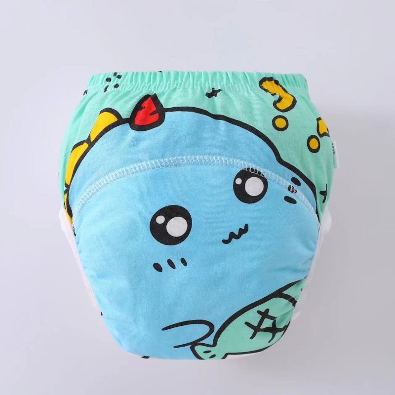 Baby Training Pants Summer Baby Diaper Pants $11.80 Dana Fashion Color: Upgraded Little Dinosaur format: 100 Yards Baby & Mother Product information: Color: pink strawberry rabbit, piyopiyo, blue chickens, green tiger, cream lamb, pink rabbit, light green