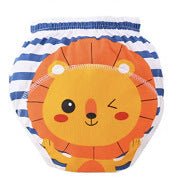 Baby Training Pants Summer Baby Diaper Pants $11.80 Dana Fashion Color: Striped Lion format: 100 Yards Baby & Mother Product information: Color: pink strawberry rabbit, piyopiyo, blue chickens, green tiger, cream lamb, pink rabbit, light green puppy, stri