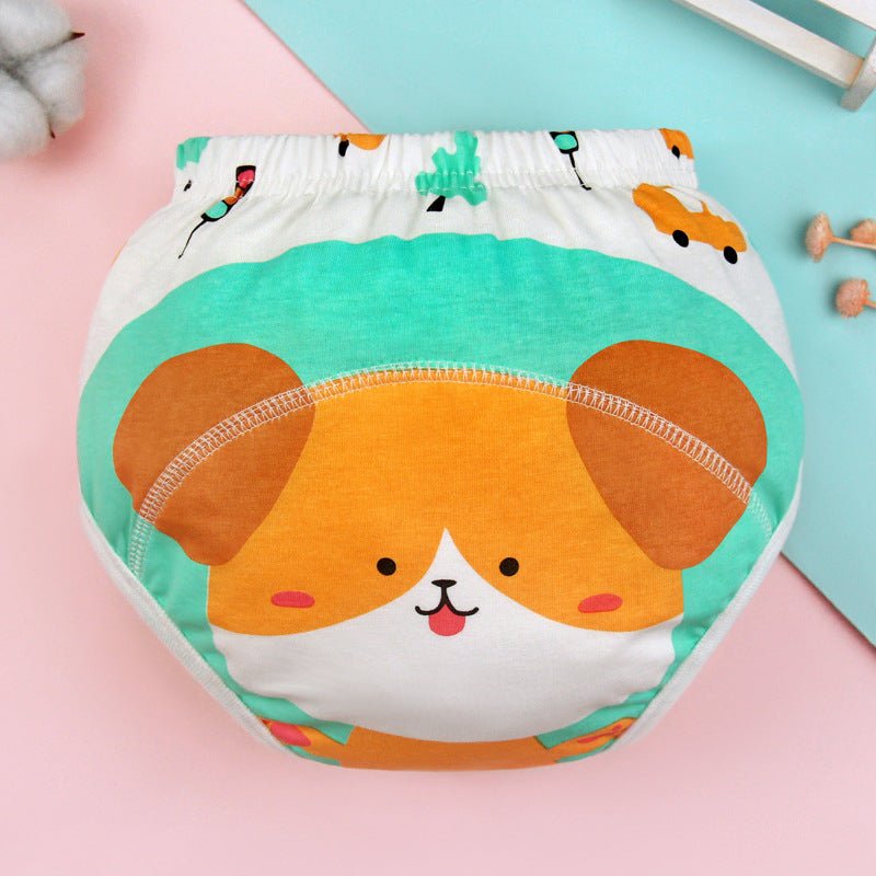 Baby Training Pants Summer Baby Diaper Pants $11.80 Dana Fashion Color: Light Green Puppy format: 100 Yards Baby & Mother Product information: Color: pink strawberry rabbit, piyopiyo, blue chickens, green tiger, cream lamb, pink rabbit, light green puppy,