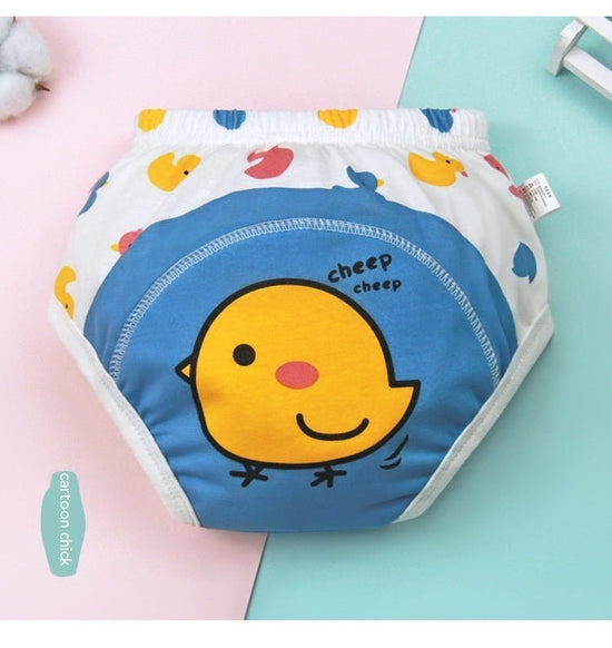 Baby Training Pants Summer Baby Diaper Pants $11.80 Dana Fashion Color: Blue Chickens format: 100 Yards Baby & Mother Product information: Color: pink strawberry rabbit, piyopiyo, blue chickens, green tiger, cream lamb, pink rabbit, light green puppy, str