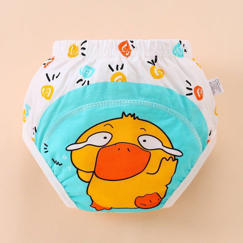 Baby Training Pants Summer Baby Diaper Pants $11.80 Dana Fashion Color: Blue Bear format: 100 Yards Baby & Mother Product information: Color: pink strawberry rabbit, piyopiyo, blue chickens, green tiger, cream lamb, pink rabbit, light green puppy, striped