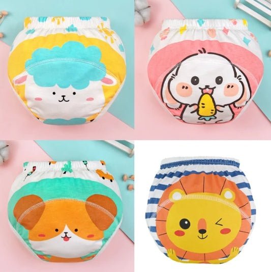Baby Training Pants Summer Baby Diaper Pants $31.72 Dana Fashion Color: set1 format: 100 Yards Baby & Mother Product information: Color: pink strawberry rabbit, piyopiyo, blue chickens, green tiger, cream lamb, pink rabbit, light green puppy, striped lion