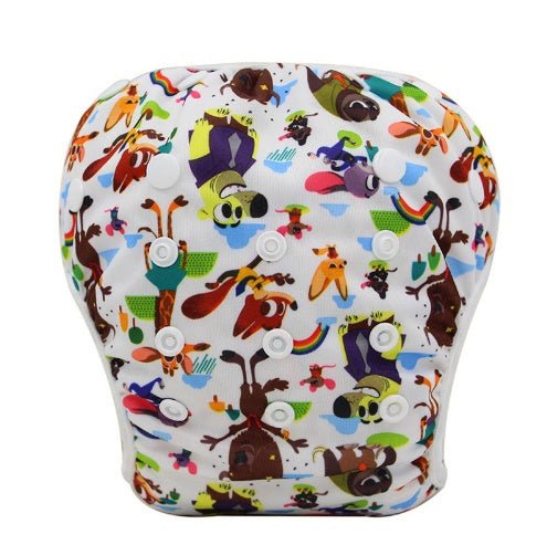 Baby Unisex Waterproof Adjustable Swim Diaper $18.89 Dana Fashion style: 20 Baby & Mother Product Information: Material: ultra-fine diapers, fleece cloth + PUL waterproof fabric Knitted fabric, soft skin-friendly / three-dimensional leak-proof strip, anti