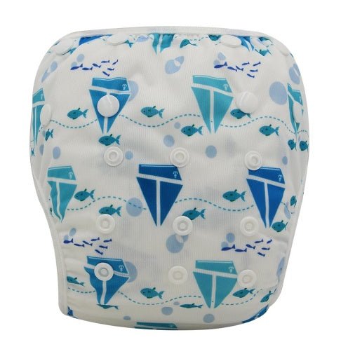 Baby Unisex Waterproof Adjustable Swim Diaper $18.89 Dana Fashion style: 25 Baby & Mother Product Information: Material: ultra-fine diapers, fleece cloth + PUL waterproof fabric Knitted fabric, soft skin-friendly / three-dimensional leak-proof strip, anti
