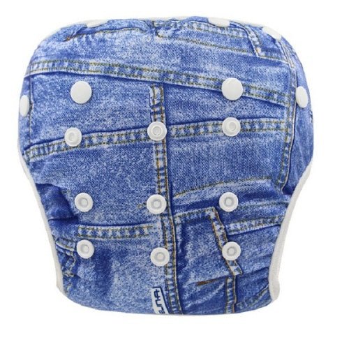 Baby Unisex Waterproof Adjustable Swim Diaper $18.89 Dana Fashion style: 11 Baby & Mother Product Information: Material: ultra-fine diapers, fleece cloth + PUL waterproof fabric Knitted fabric, soft skin-friendly / three-dimensional leak-proof strip, anti