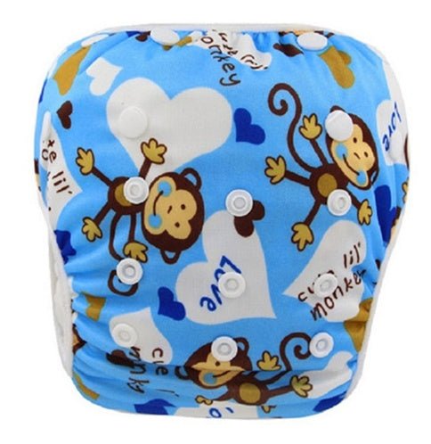 Baby Unisex Waterproof Adjustable Swim Diaper $18.89 Dana Fashion style: 7 Baby & Mother Product Information: Material: ultra-fine diapers, fleece cloth + PUL waterproof fabric Knitted fabric, soft skin-friendly / three-dimensional leak-proof strip, anti-