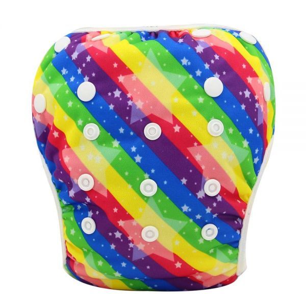 Baby Unisex Waterproof Adjustable Swim Diaper $18.89 Dana Fashion style: 3 Baby & Mother Product Information: Material: ultra-fine diapers, fleece cloth + PUL waterproof fabric Knitted fabric, soft skin-friendly / three-dimensional leak-proof strip, anti-