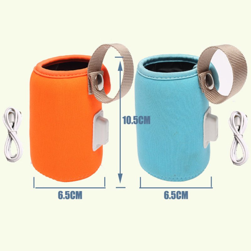 Baby USB bottle $16.22 Dana Fashion Color: Orange Baby & Mother Features: 1, keep warm when eating 2, good insulation effect 3, safety voltage 5 v 4, every milk bottle can use it 5, comfortable to wear specification: Material: cotton, PC Size: 6.5 m × 10