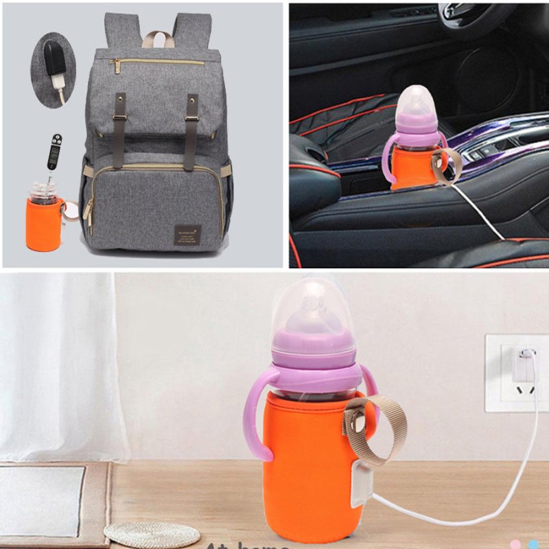 Baby USB bottle $16.22 Dana Fashion Color: Orange Baby & Mother Features: 1, keep warm when eating 2, good insulation effect 3, safety voltage 5 v 4, every milk bottle can use it 5, comfortable to wear specification: Material: cotton, PC Size: 6.5 m × 10