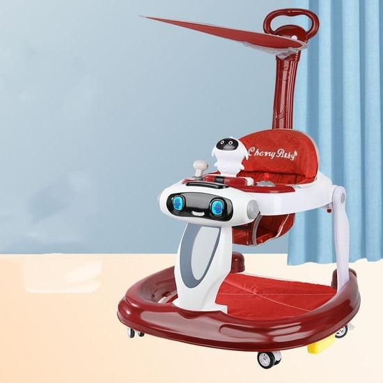 Baby Walker Anti-O-leg Baby Children's Multi-functional Anti-rollover Walker $172.36 Dana Fashion Color: Red red Size: Flagship Baby & Mother Product information: Product name: Baby Walker Size: 72*62*44cm Material: Plastic Applicable age: 7-18 months Fun