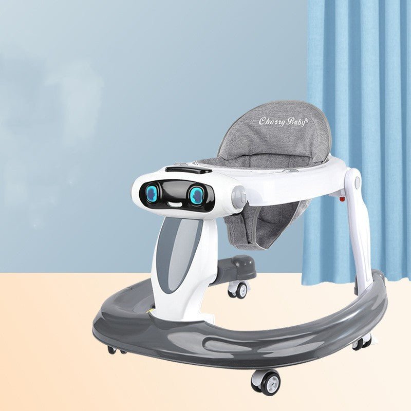 Baby Walker Anti-O-leg Baby Children's Multi-functional Anti-rollover Walker $152.59 Dana Fashion Color: Elegant grey Size: Foundation Baby & Mother Product information: Product name: Baby Walker Size: 72*62*44cm Material: Plastic Applicable age: 7-18 mon