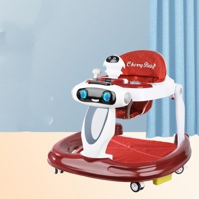 Baby Walker Anti-O-leg Baby Children's Multi-functional Anti-rollover Walker $164.63 Dana Fashion Color: Red red Size: Dazzle Baby & Mother Product information: Product name: Baby Walker Size: 72*62*44cm Material: Plastic Applicable age: 7-18 months Funct
