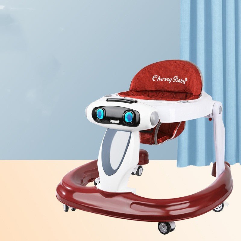 Baby Walker Anti-O-leg Baby Children's Multi-functional Anti-rollover Walker $168.04 Dana Fashion Color: Red red Size: Foundation Baby & Mother Product information: Product name: Baby Walker Size: 72*62*44cm Material: Plastic Applicable age: 7-18 months F